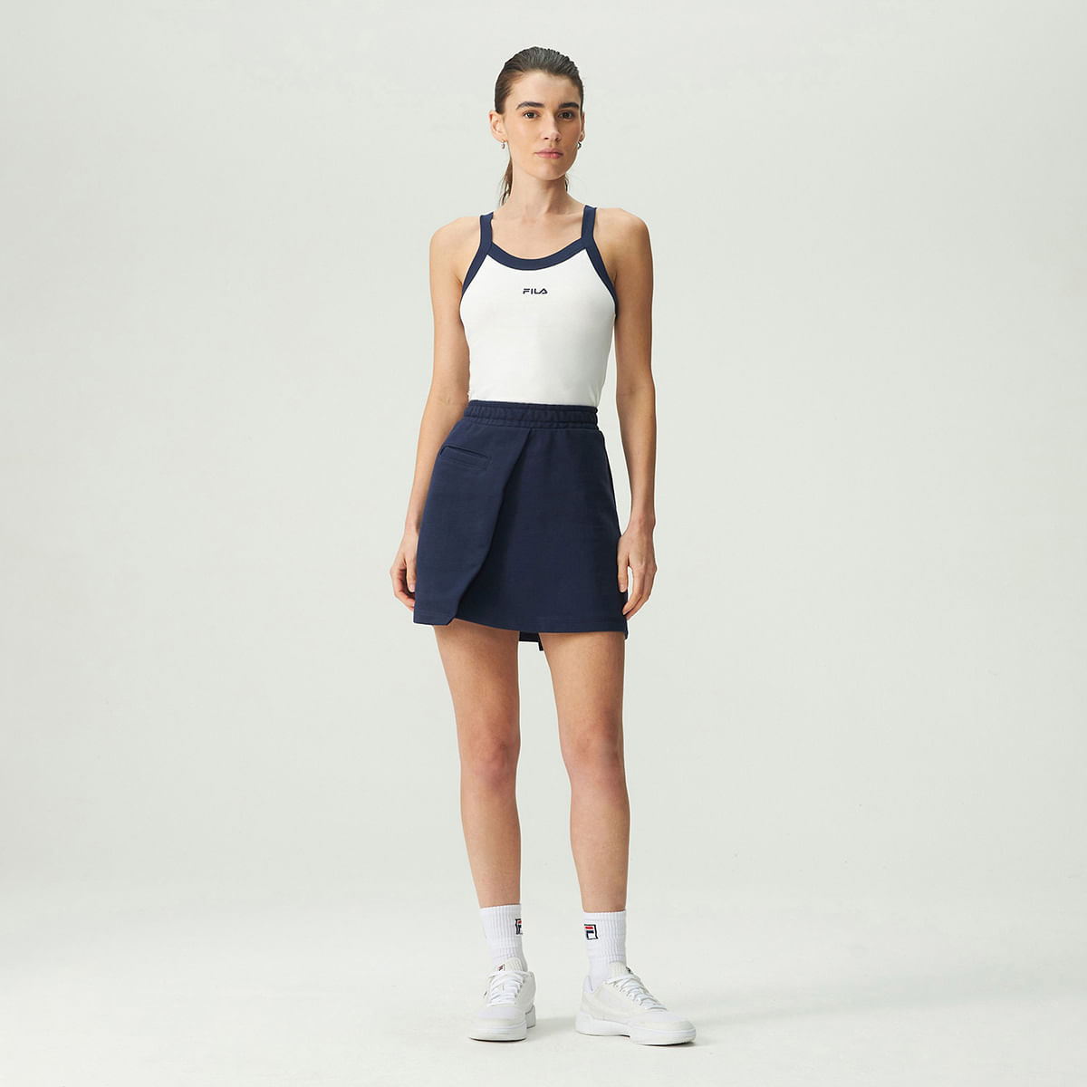 Saia Fila Wrap Letter Feminina