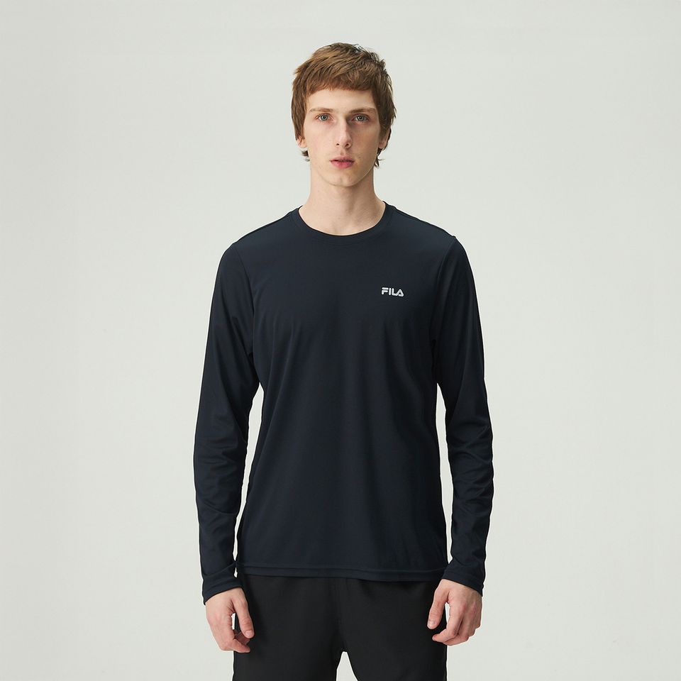 Camiseta Manga Longa Fila Basic Sports Masculina