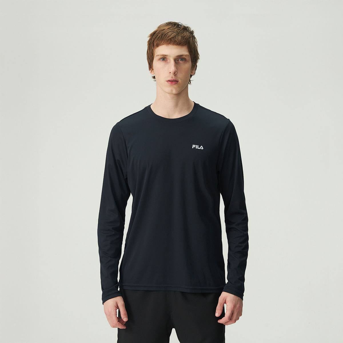 Camiseta Manga Longa Fila Basic Sports Masculina