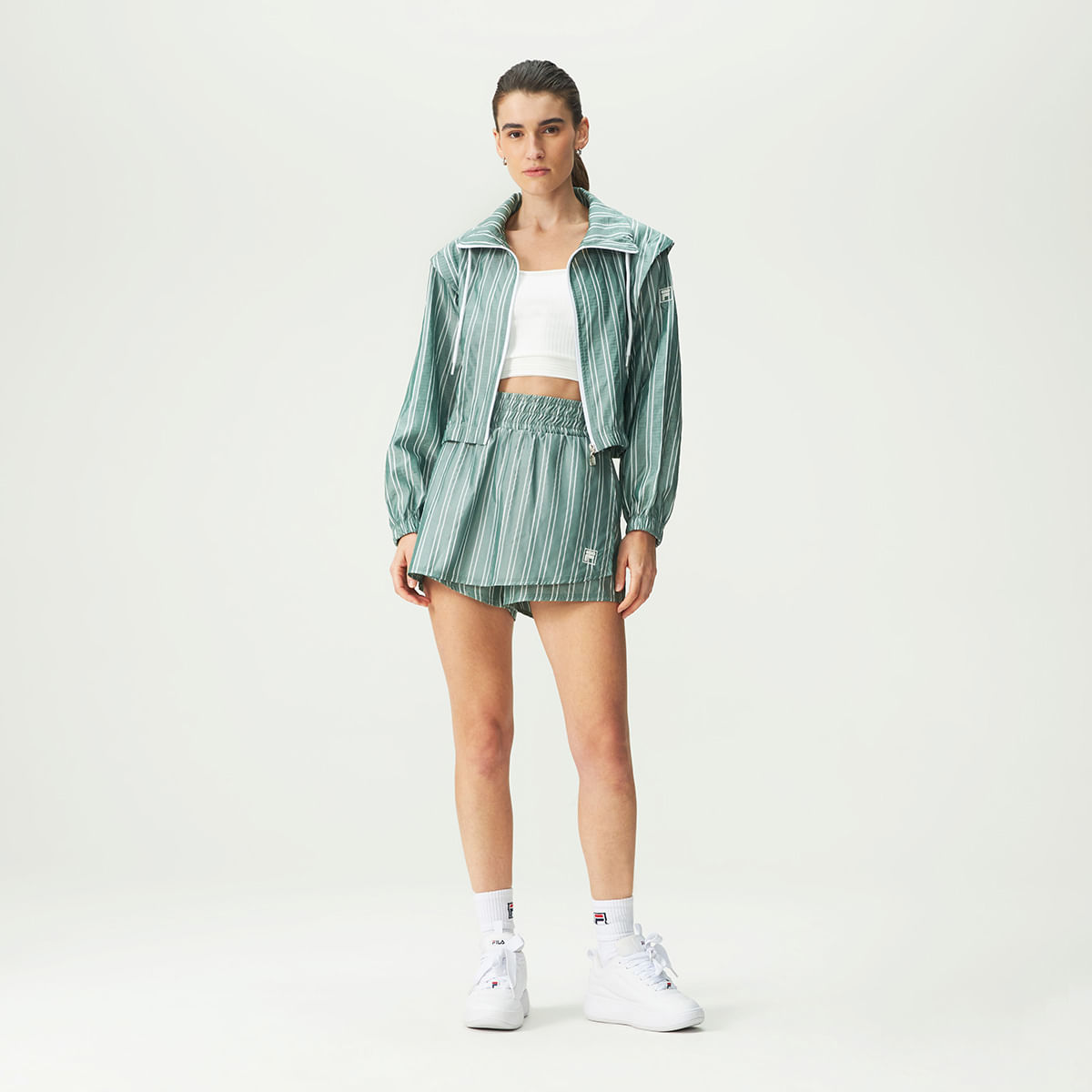 Short Saia Fila Nylon Classic Sports Feminino