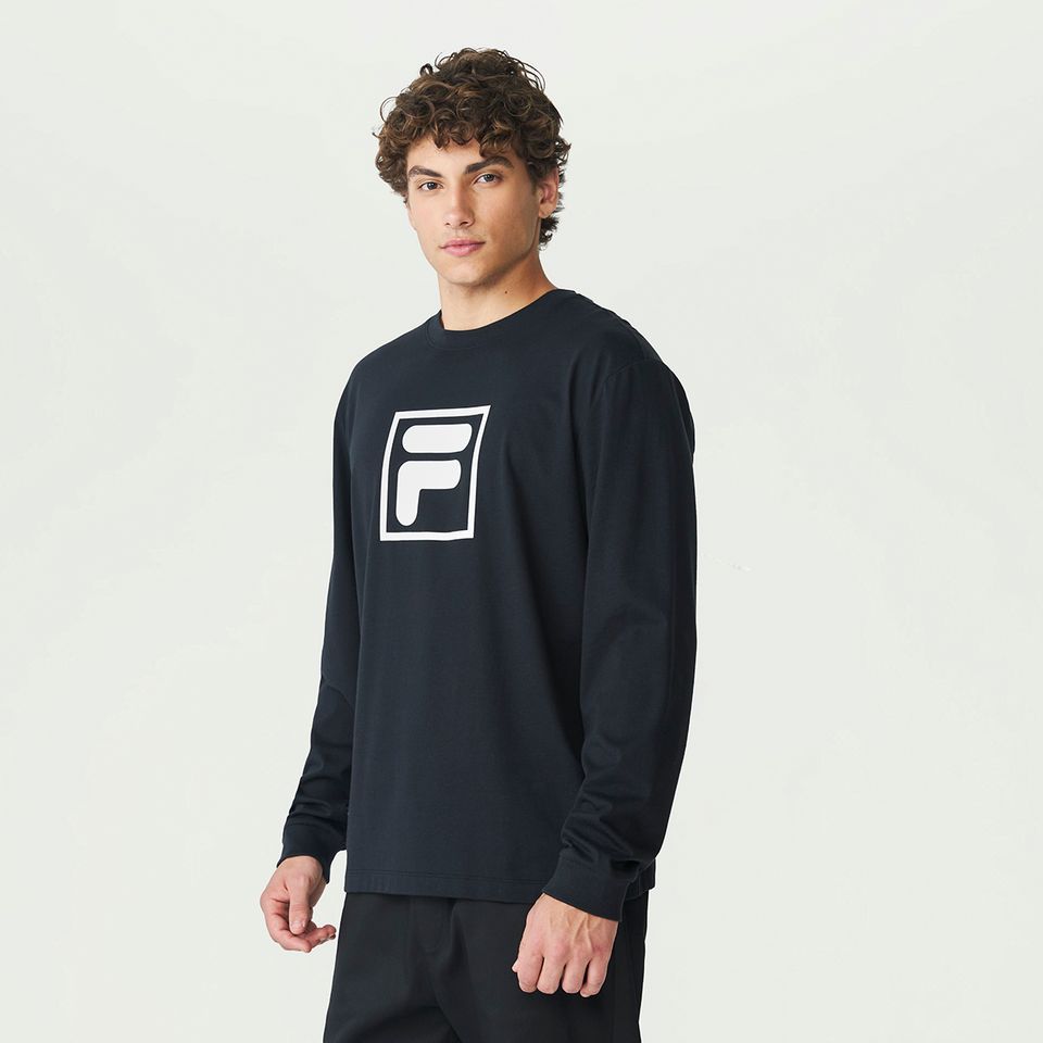 Camiseta Manga Longa Fila F-Box Masculina