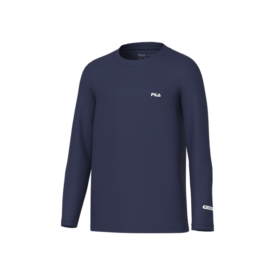 Camiseta Manga Longa Fila Basic Fps50+ Juvenil