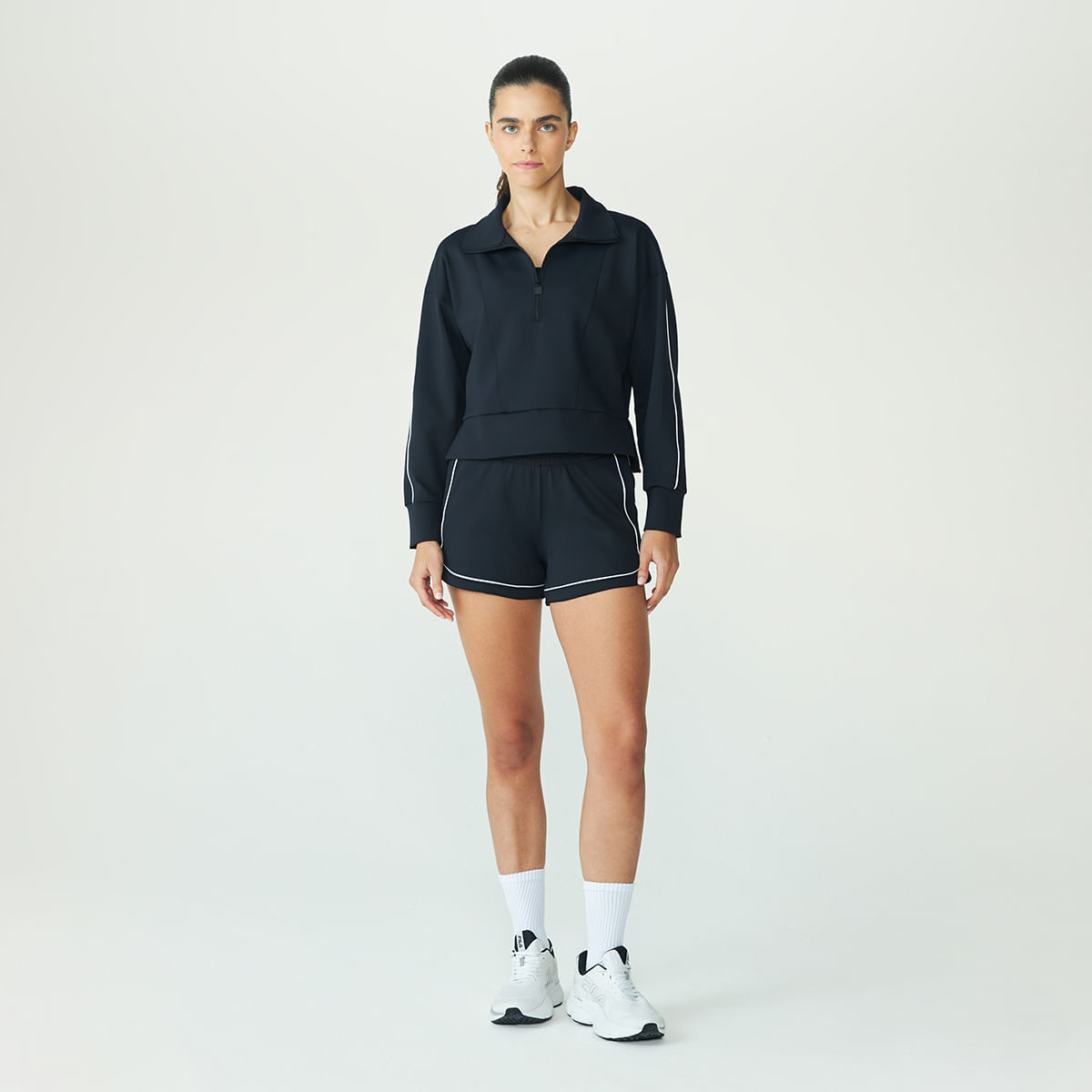 Shorts Fila Piping Classic Sports Feminino