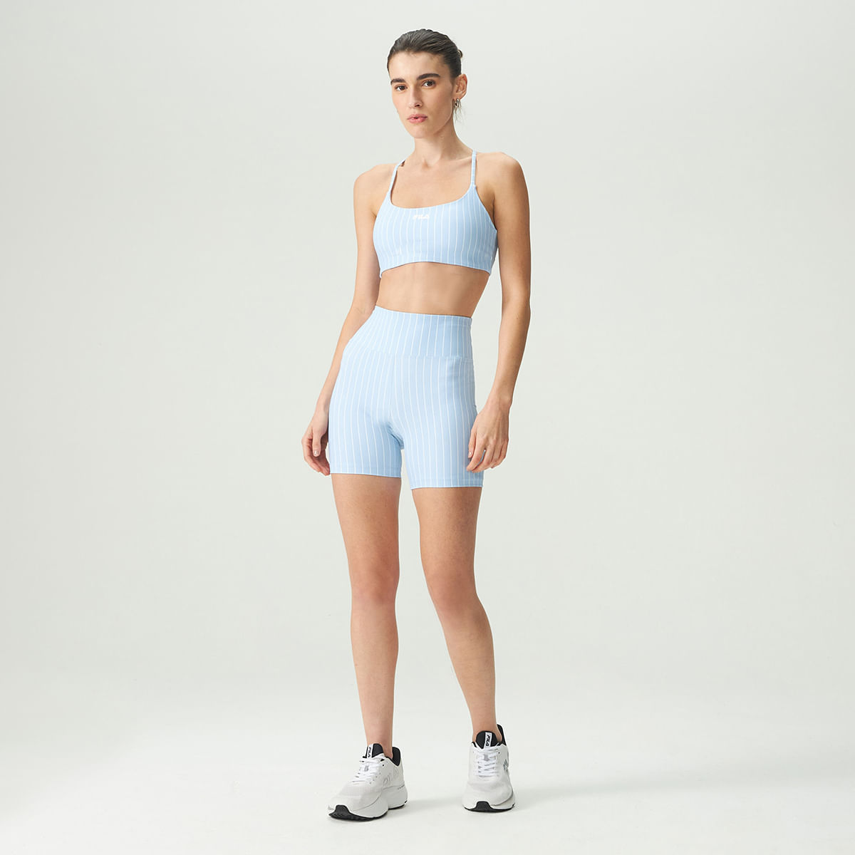 Bermuda Fila Future Sports Pinstripes Flow Feminina
