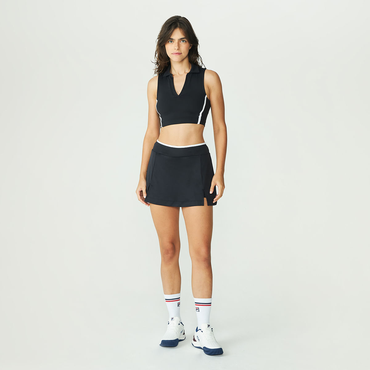 Short Saia Fila Regular Tennis Sports Club Feminino