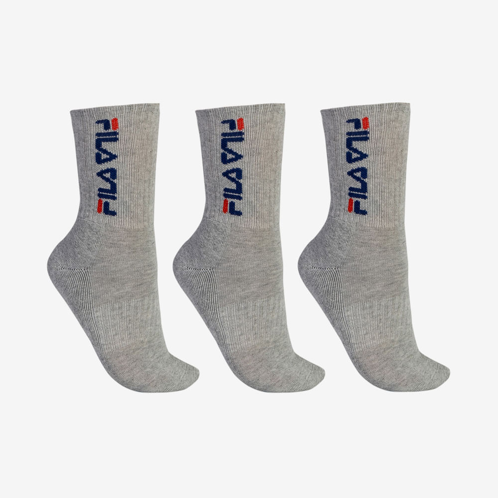 Kit De Meias Fila Cano Alto Double Unisex