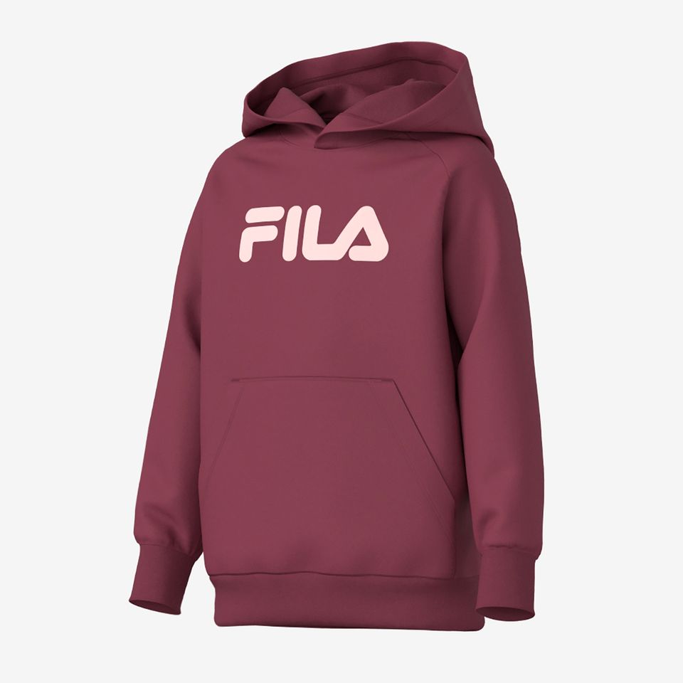 Casaco com Capuz Fila Canguru Letter B. Juvenil