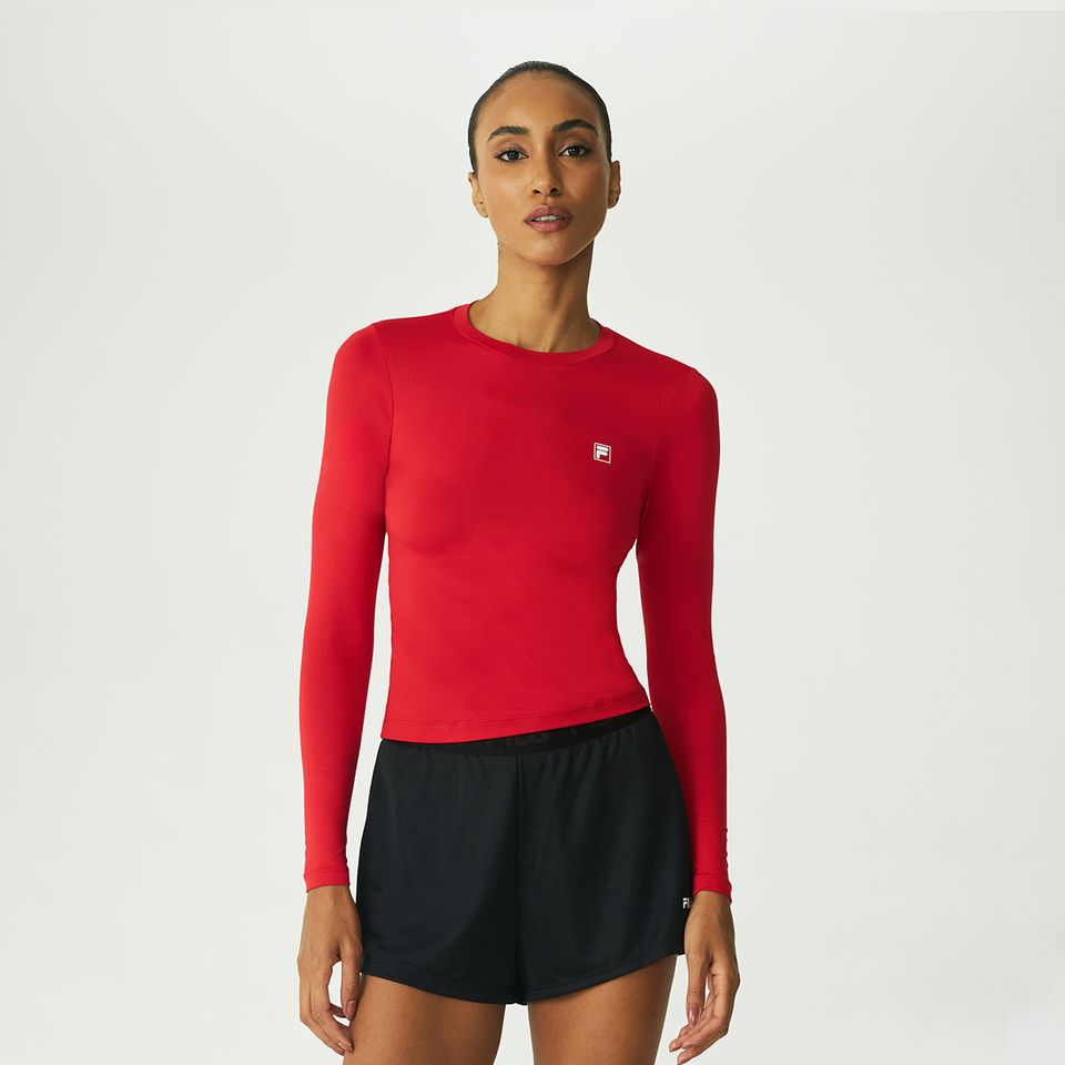 Blusa Manga Longa Fila Essential Feminina