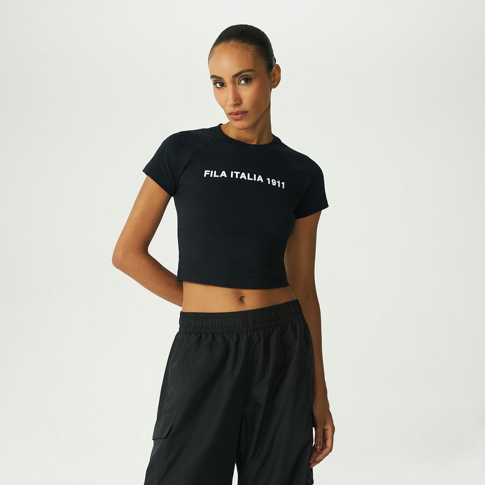 Camiseta Fila Baby T Stile Sport Feminina
