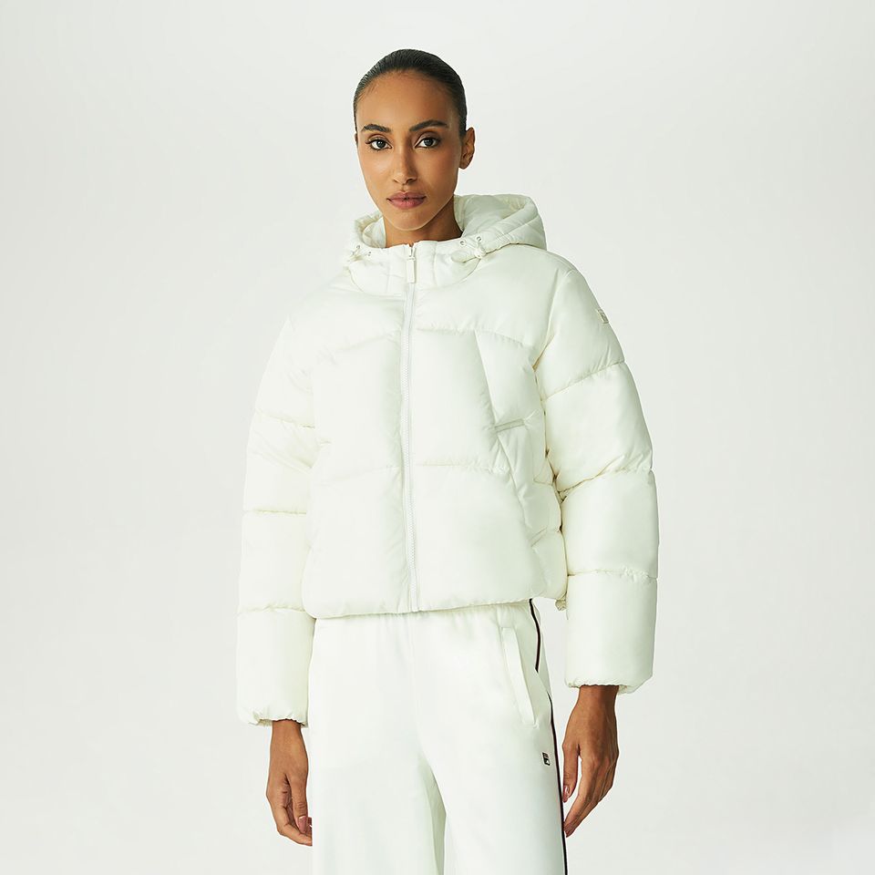 Jaqueta Fila Puffer Letter Feminina