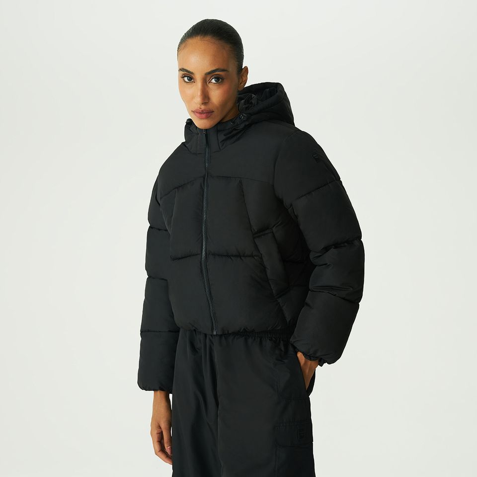 Jaqueta Fila Puffer Letter Feminina