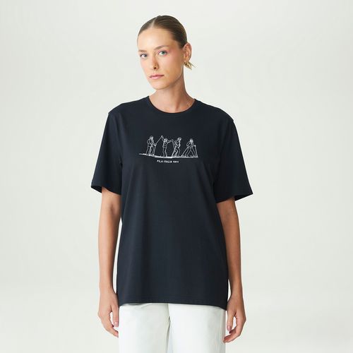 Camiseta Fila Long Ski Club Ag Feminina