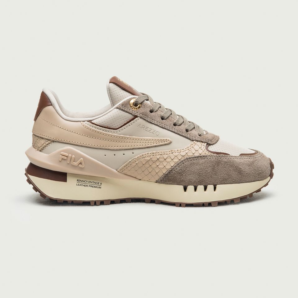 Tênis Fila X Arezzo Renno Vintage Ii Feminino Bege