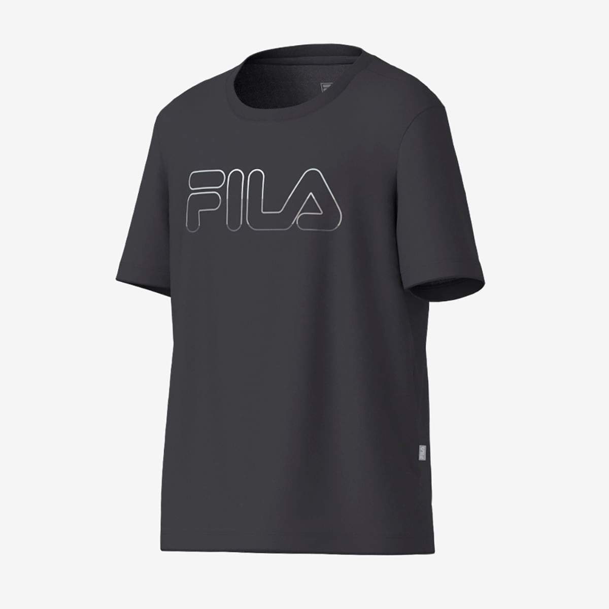Camiseta Fila Regular Sports Light Letter Juvenil