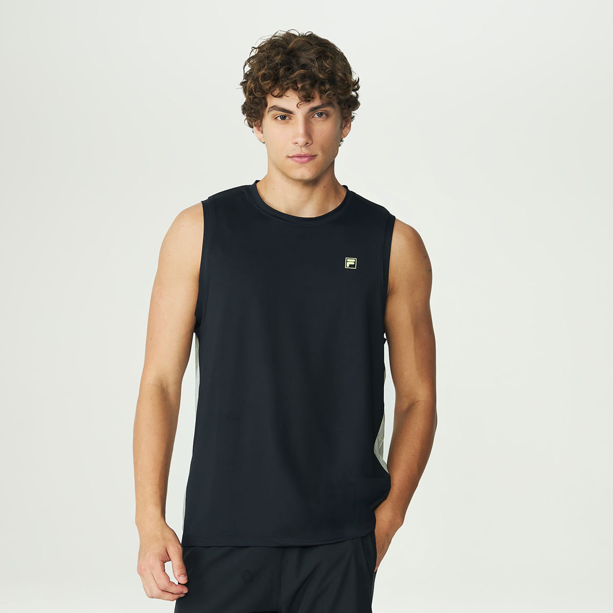 Camiseta Sem Manga Fila Grid Match Masculina
