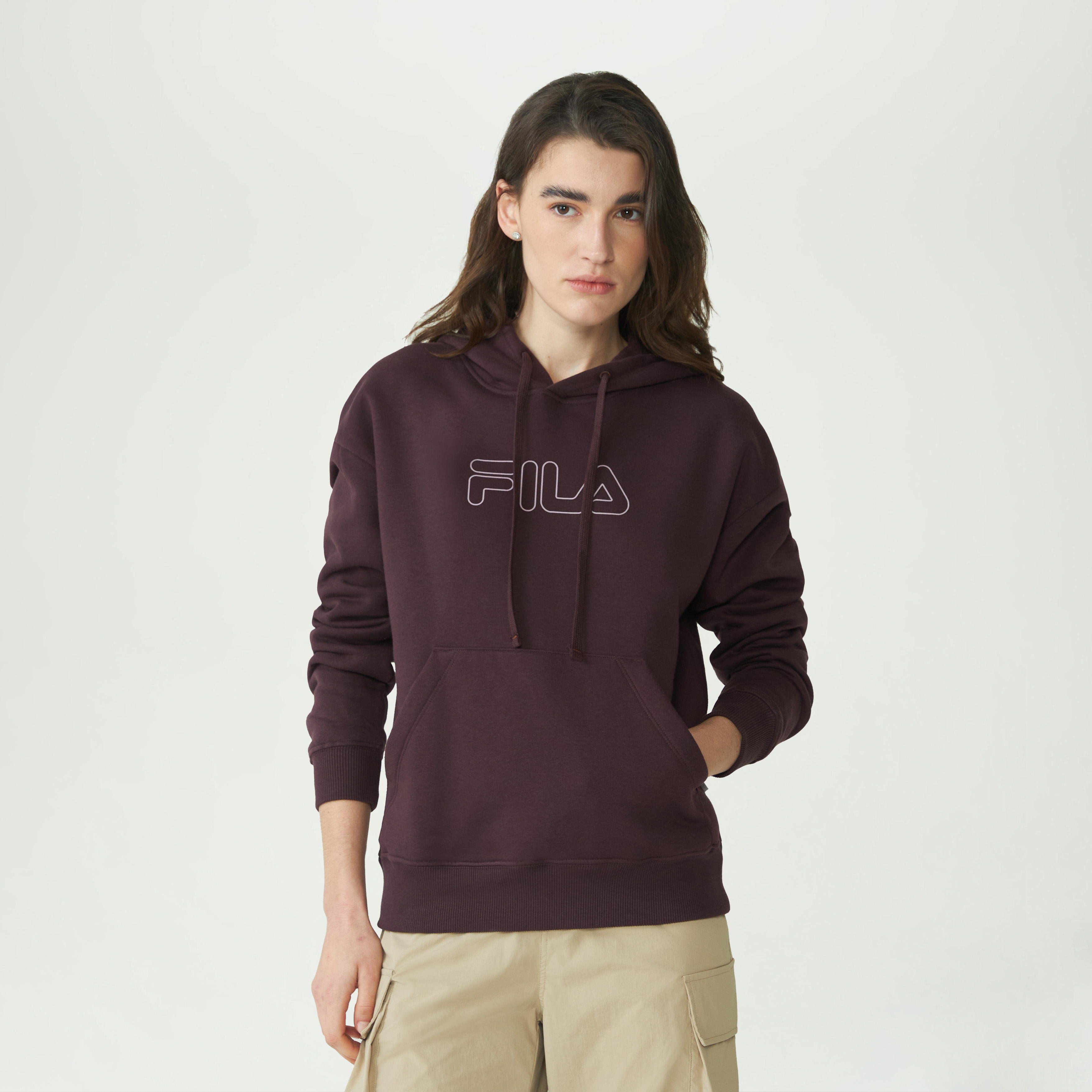 Casaco com Capuz Fila Outline Winter B Feminino — Fila