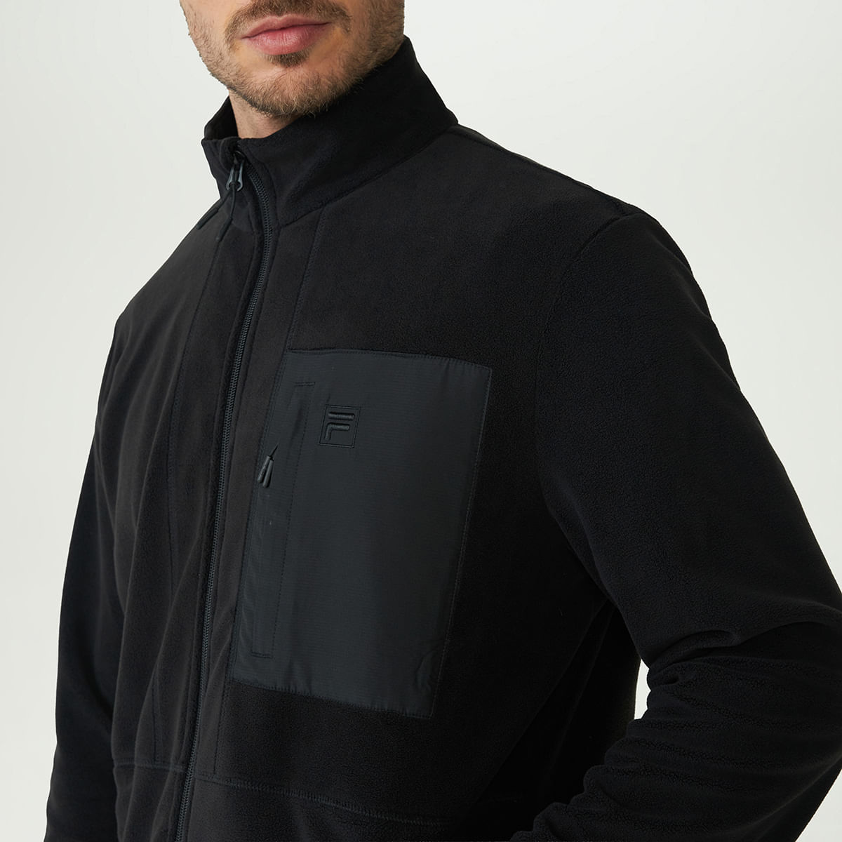 JAQUETA MASCULINA FILA MICROFLEECE CORE CLASSIC - fila