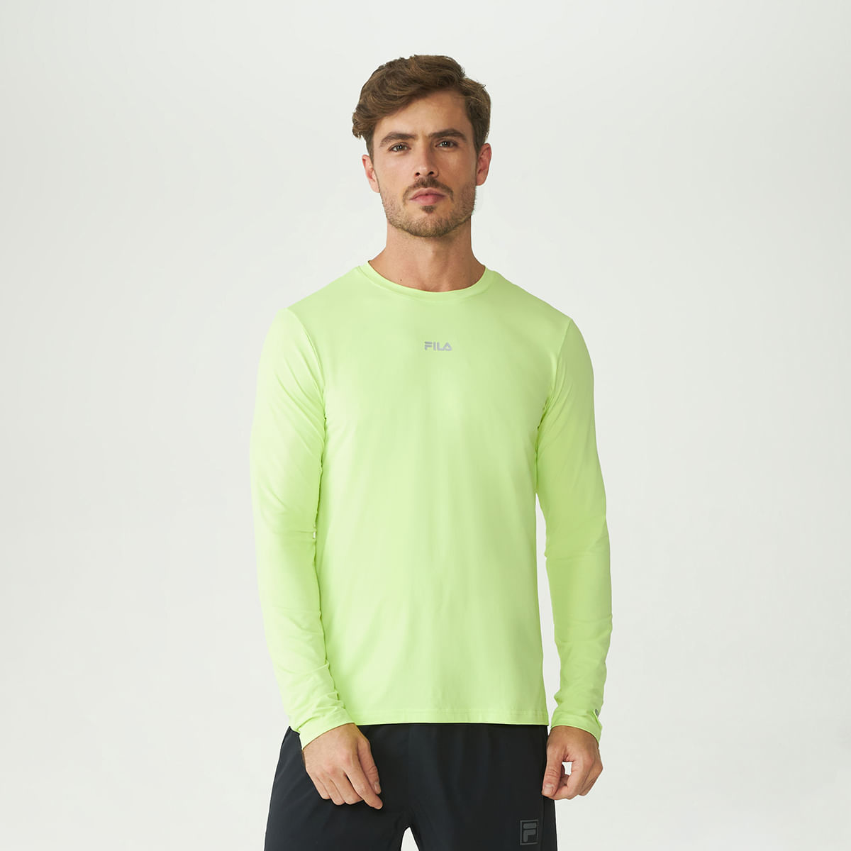Camiseta Ml Masculina Fila Sun Protect Breezy - fila