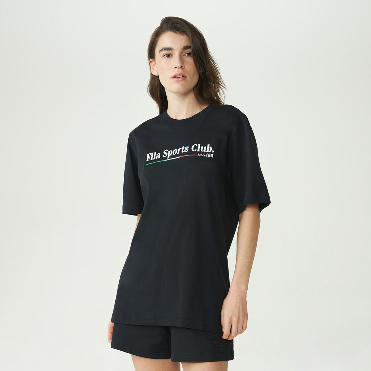 Camiseta Fila Long Sports Club Graphic Feminina — Fila