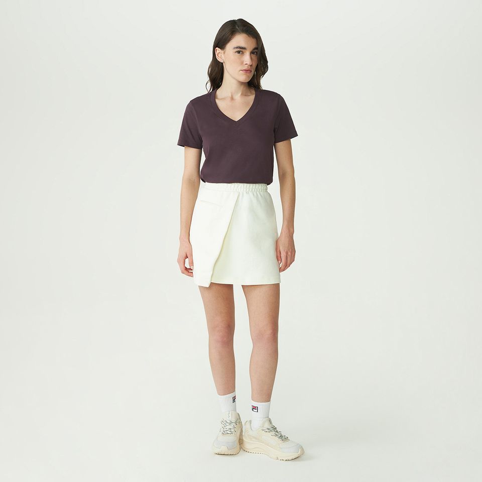 Saia Fila Wrap Letter Feminina