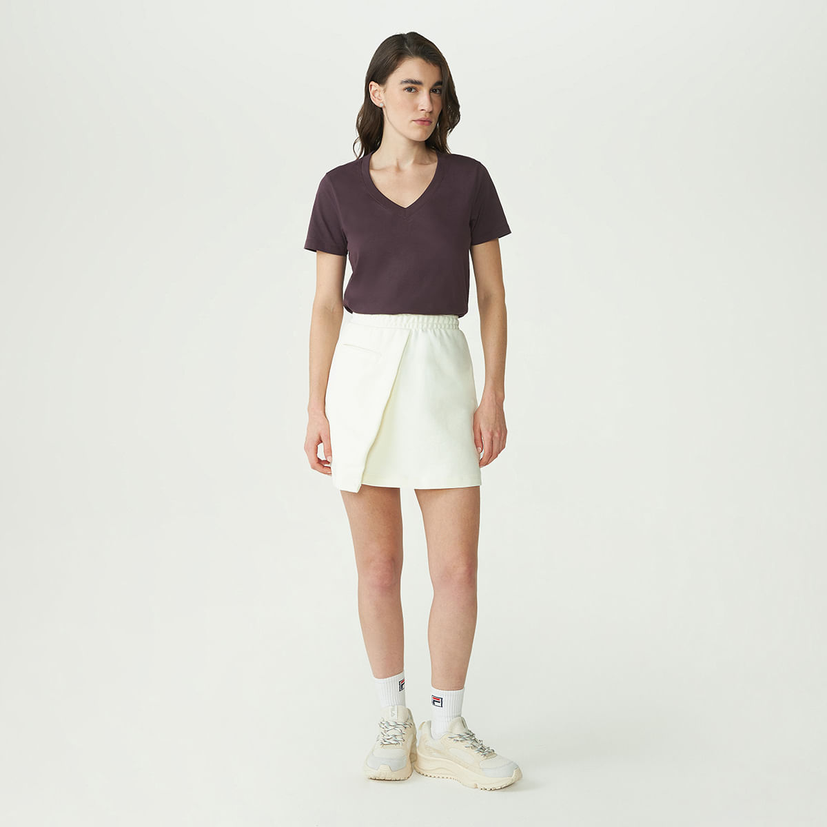 Saia Fila Wrap Letter Feminina — Fila