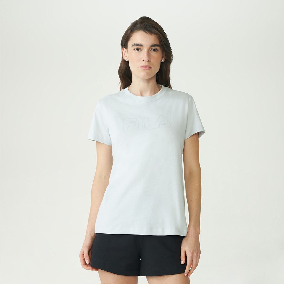 Camiseta Fila Regular Basic Outline Feminina