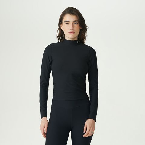 Blusa Manga Longa Fila Gola Alta Workout Flex Feminina — Fila