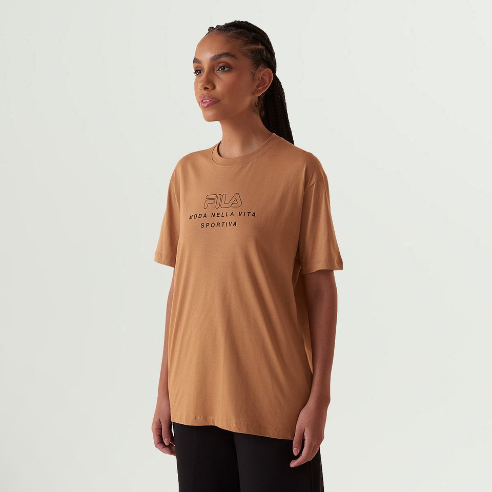 Camiseta Fila Over Vita Outline Feminina