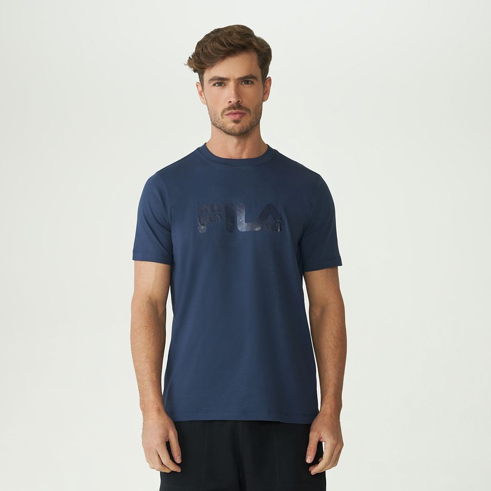 Camiseta Fila Regular Letter Premium Iv Masculina