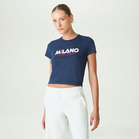 Camiseta Fila Slim Milano Ag Feminina — Fila