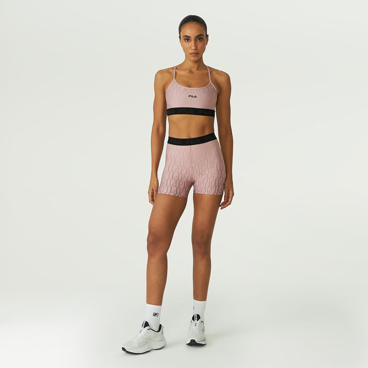 Shorts Fila Train Elastic Vi Feminino