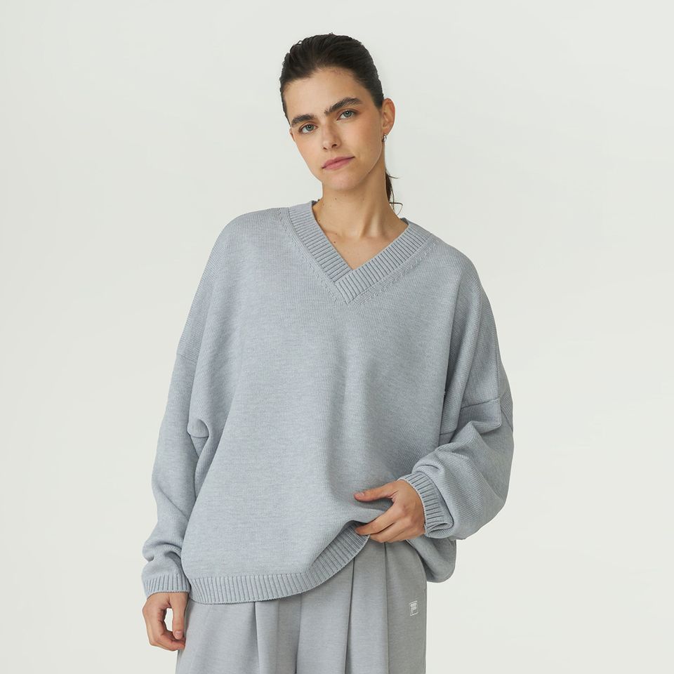 Casaco Fila Over V Neck Ag Feminino