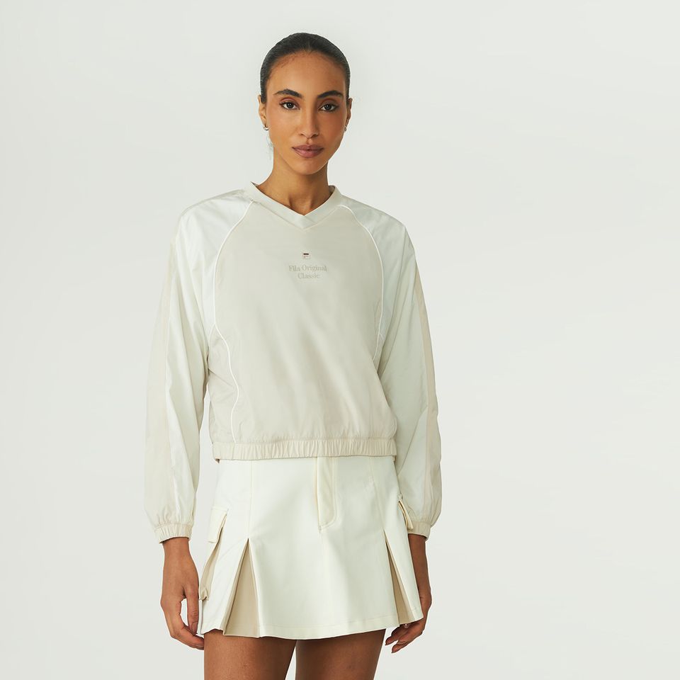 Casaco Fila Woven Track Pullover Feminino