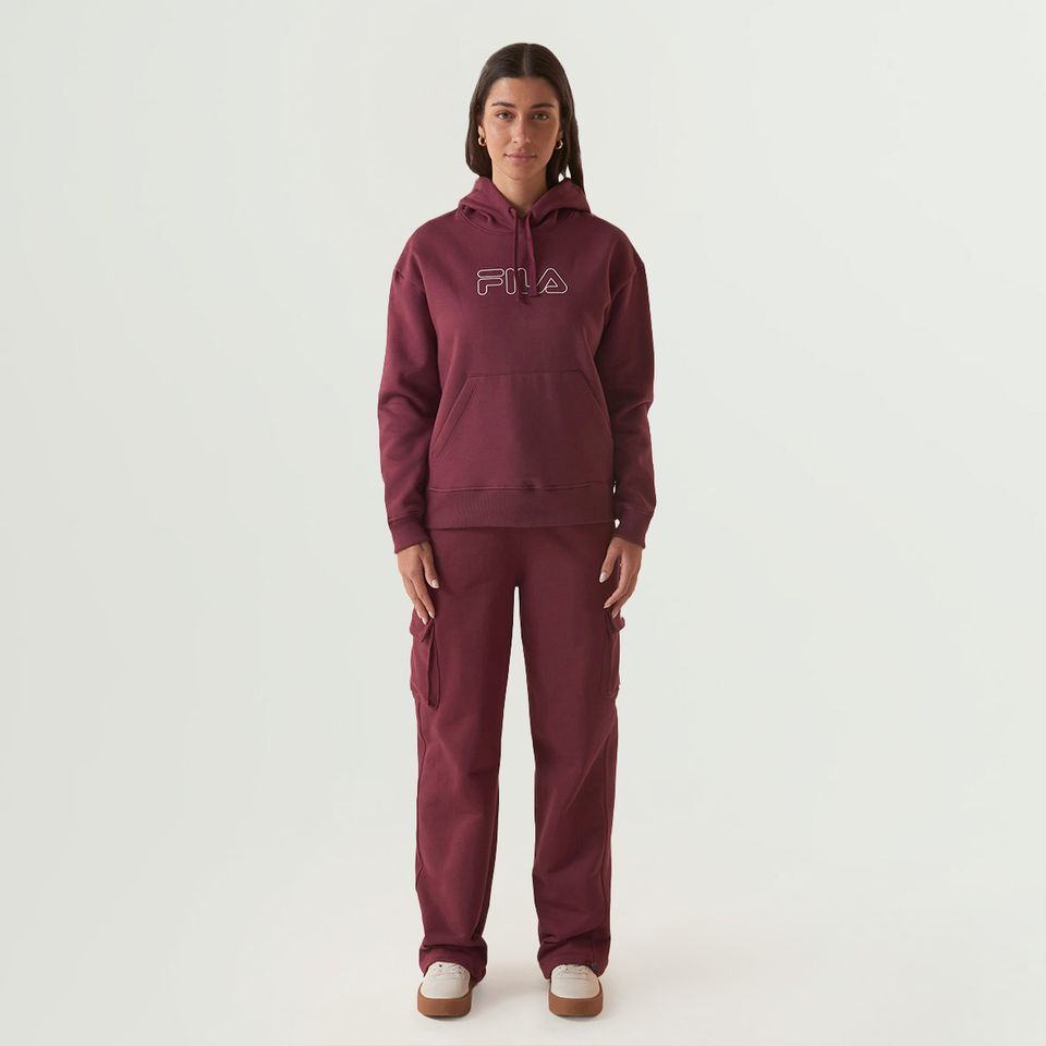 Calça Fila Comfort Cargo Letter Feminina