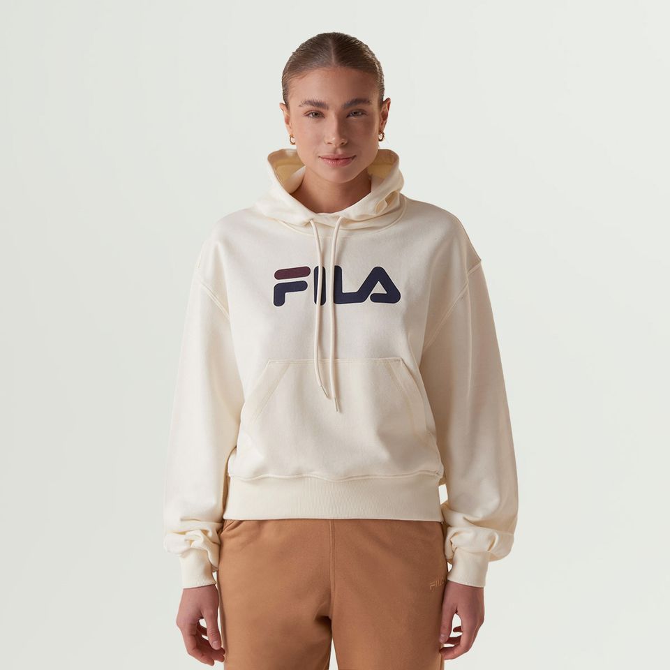 Casaco com Capuz Fila Comfort Letter Iii Feminino