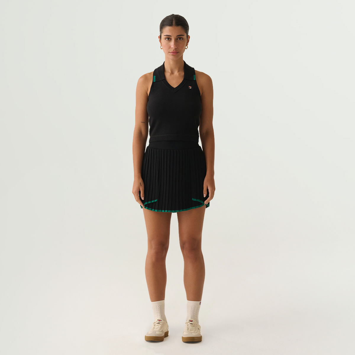 Saia Fila Regular Tricot Sport Club Feminina