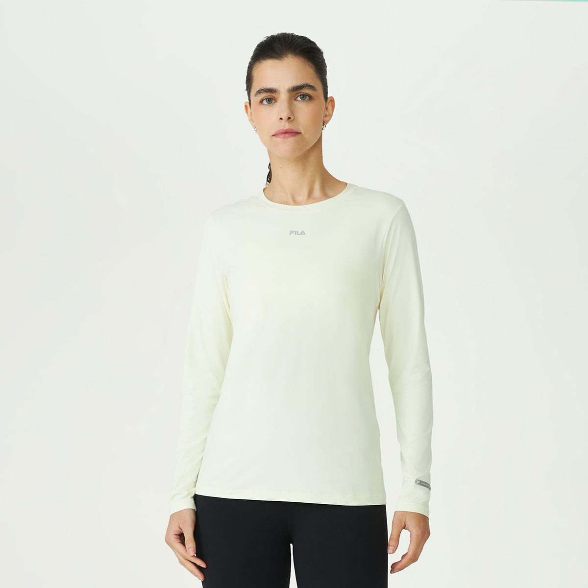 Camiseta Manga Longa Fila Sun Protect Breezy Feminina — Fila