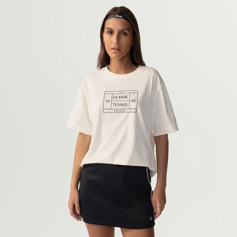 Camiseta Fila Over Classic Tennis Feminina
