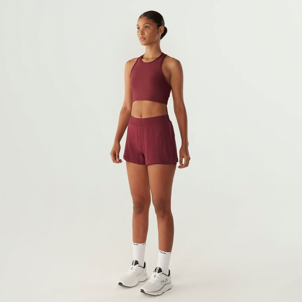 Shorts Fila Future Sports Duplo Flow Feminino