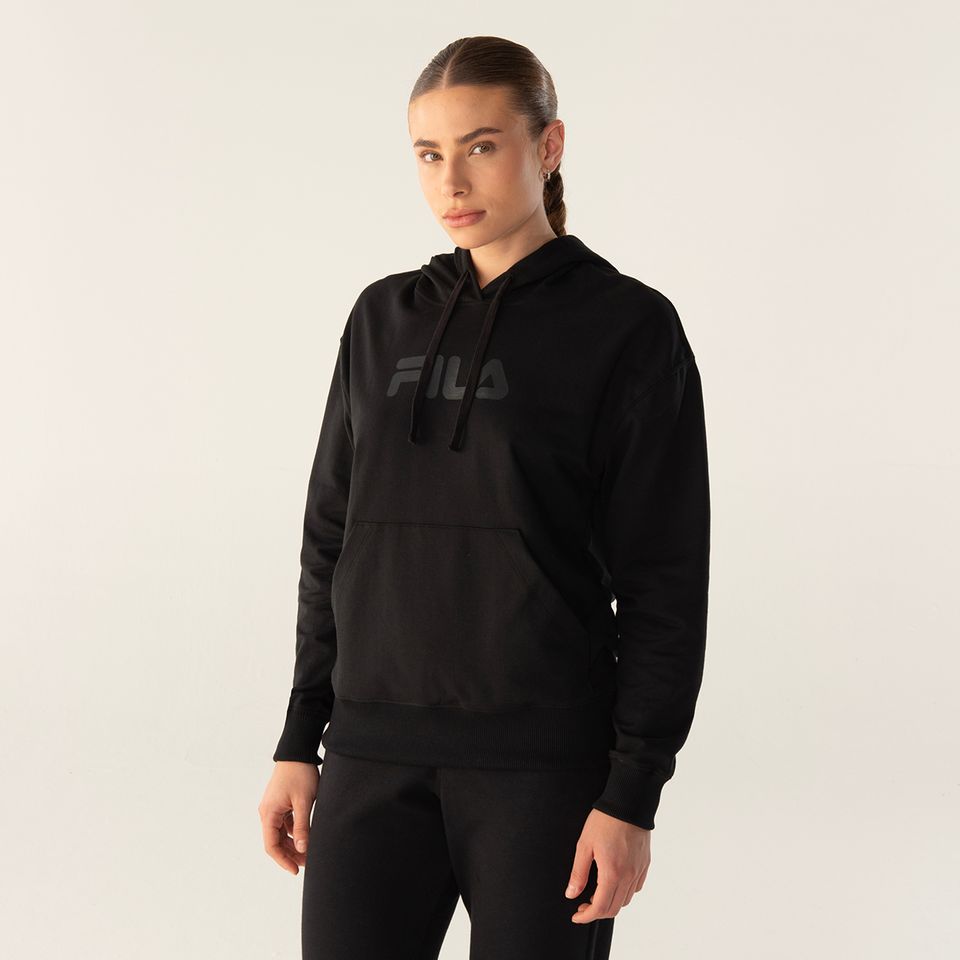 Casaco com Capuz Fila Comfort Letter Light Retail Feminino