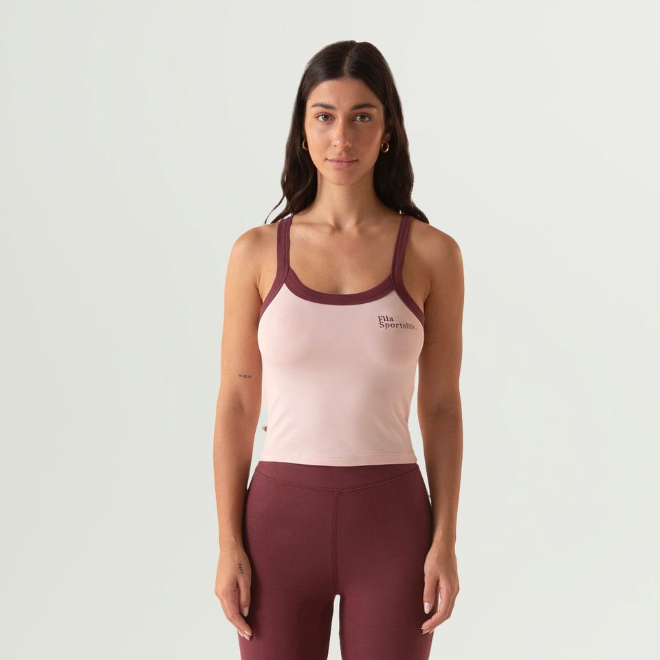 Regata Fila Ribbed Letter Retro Feminina