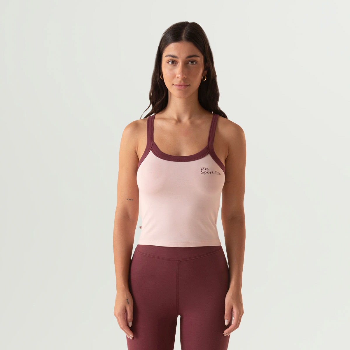 Regata Fila Ribbed Letter Retro Feminina