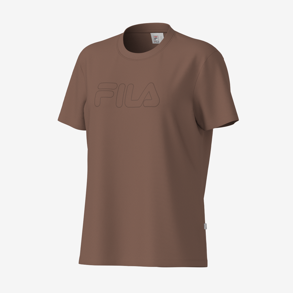 Camiseta Fila Regular Basic Outline Feminina