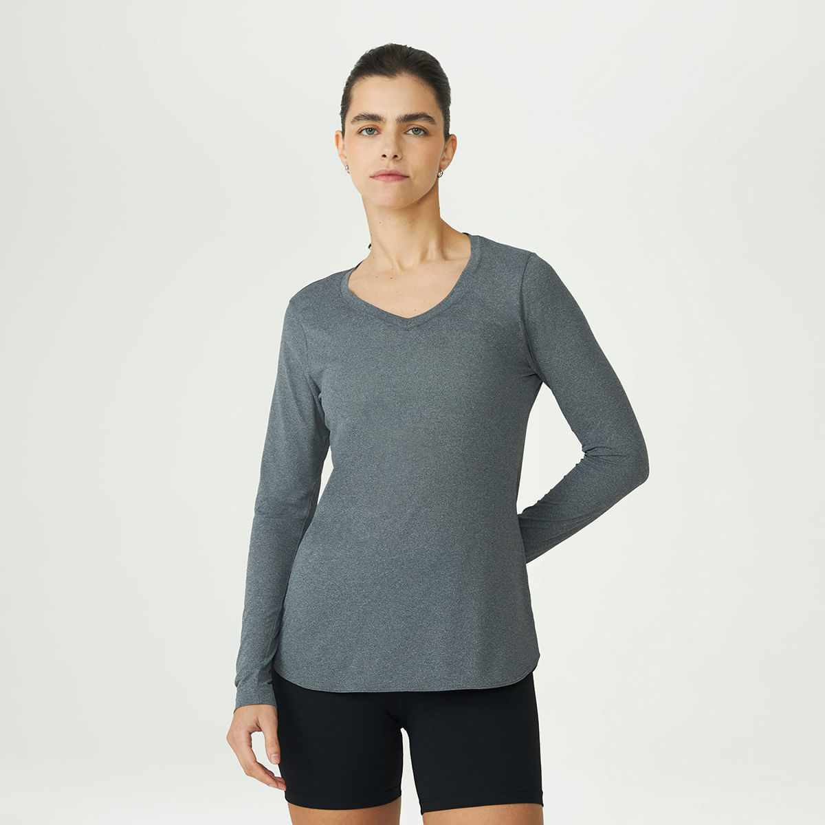 Blusa Manga Longa Fila Easy Training Crepe Flow Feminina — Fila