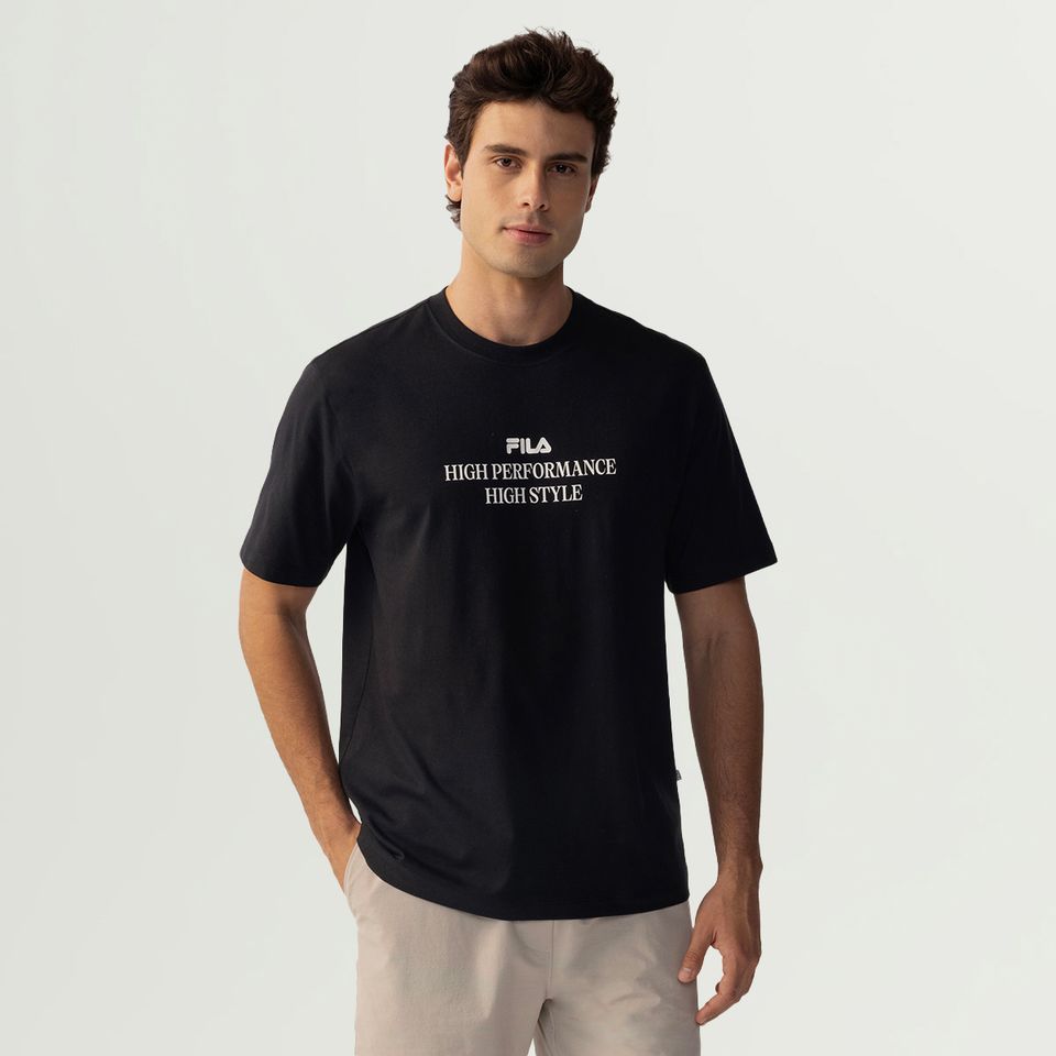 Camiseta Fila Comfort High Style Letter Masculina