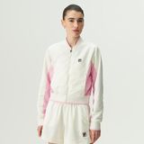 Off White Gardenia/Xadrez Rosa Safira