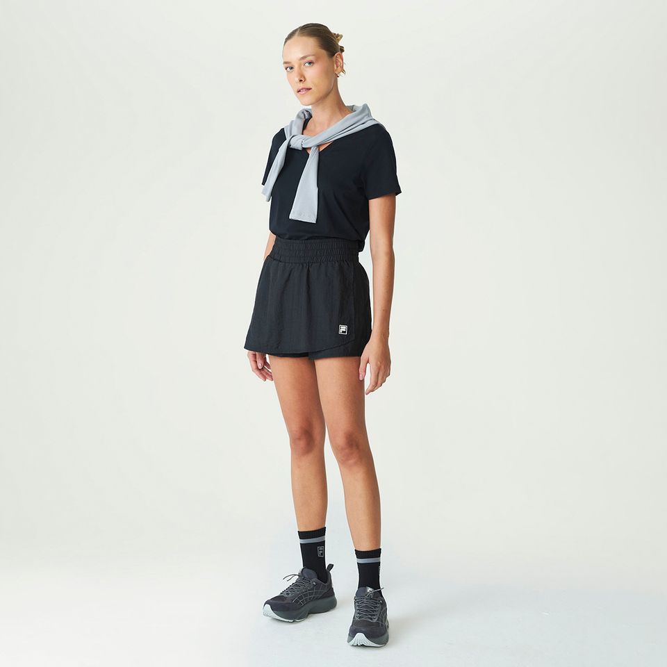 Short Saia Fila Nylon Classic Sports Feminino