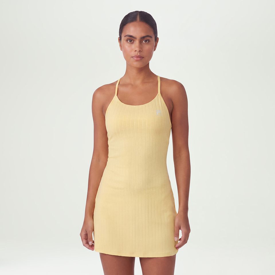 Vestido Fila Pinstripes Flow Ii Feminino