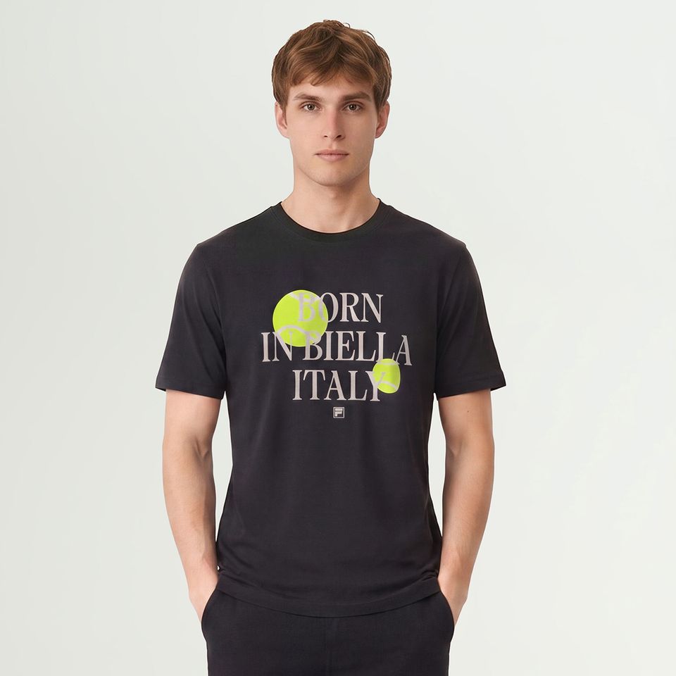 Camiseta Fila Regular Biella Italy Graphic Masculina