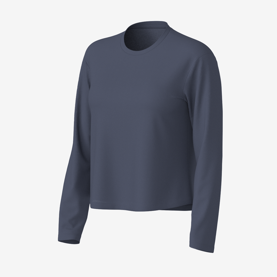 Blusa Manga Longa Fila Cropped Rise Airy Feminina